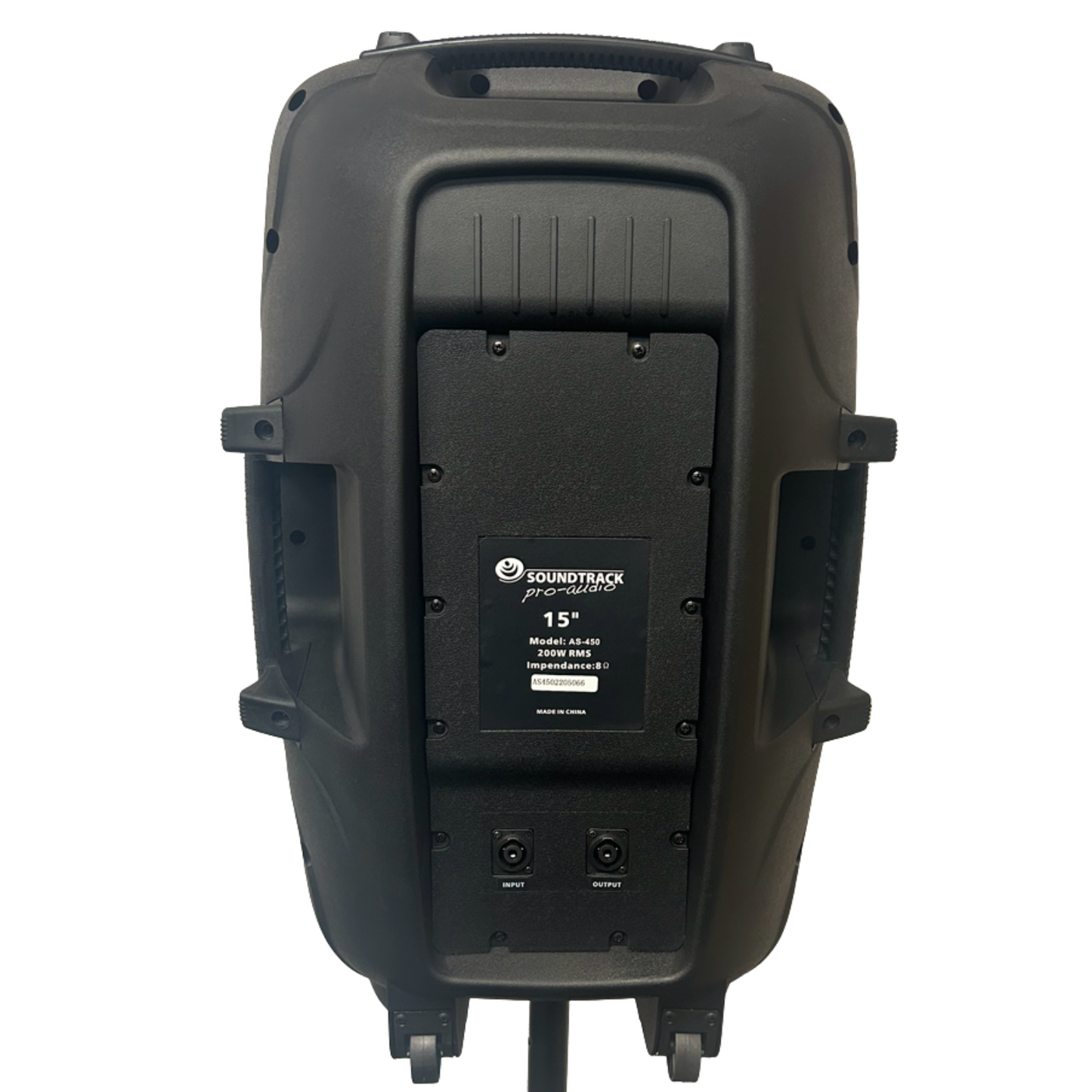 Soundtrack Pro Audio Combo Dual Speaker 15” Stands and Cables AS-450SYS