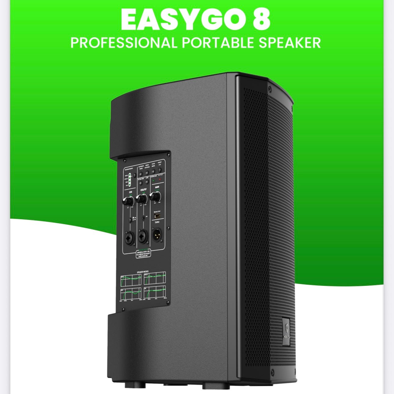 Mobiator Speaker Portable 8” Easy Go