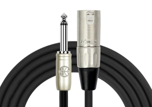 Kirlin Patch 6Ft Cable XLR Male - 1/4" Mono Plug 6Ft MP-481PR-06