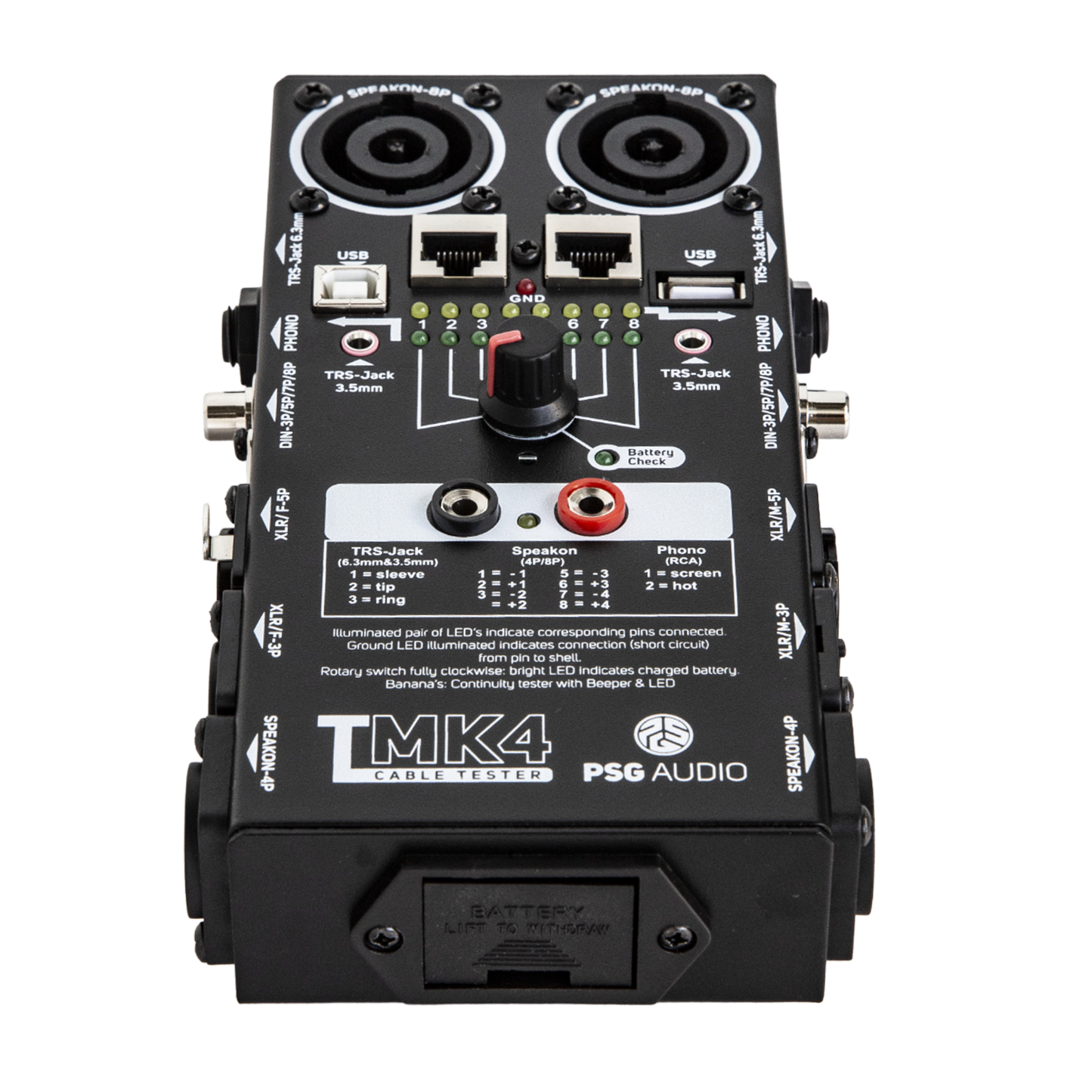 PSG Audio Cable Tester Multiple Function T-MK4