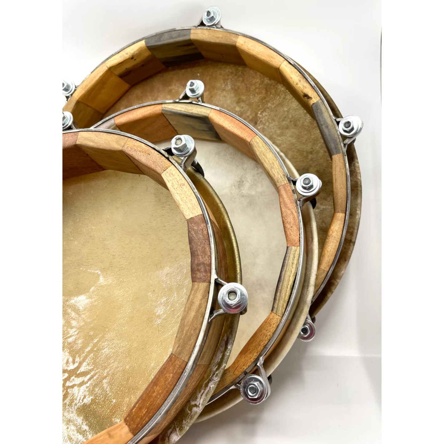 Professional Pandero Set – Handcrafted by Panderos PR × Raquel Music Store Special Order