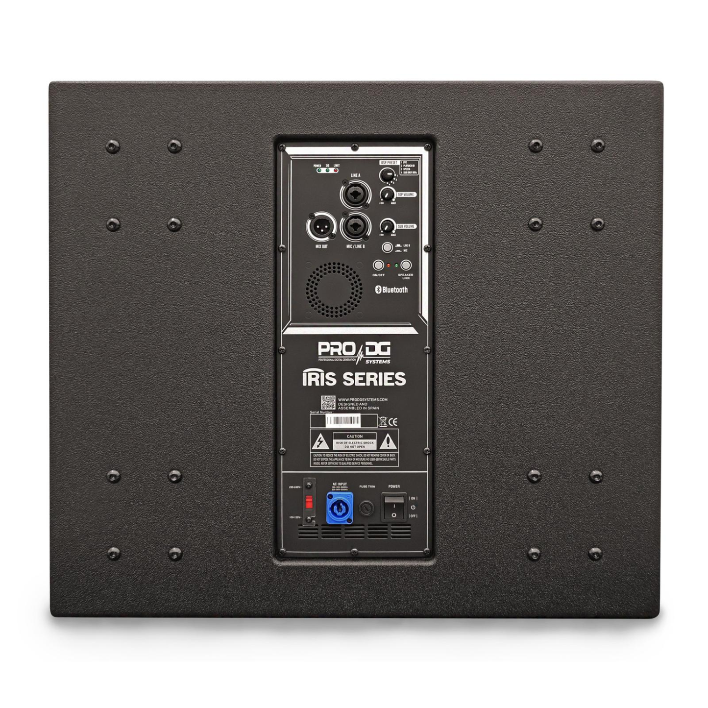 Pro DG 18" Powered Column System 2400 Watts and Bluetooth IRIS