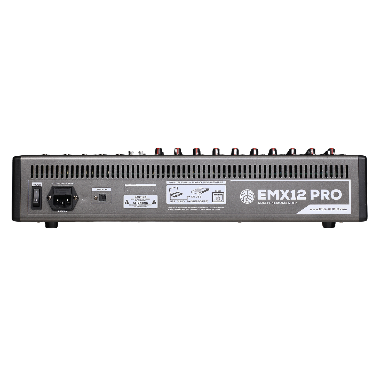 PSG Audio Mixer 12 Channels EMX-12