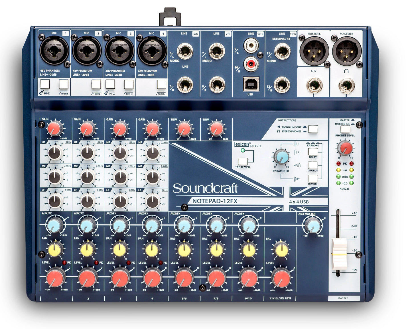 Soundcraft Compact Mixer Notepad-12FX