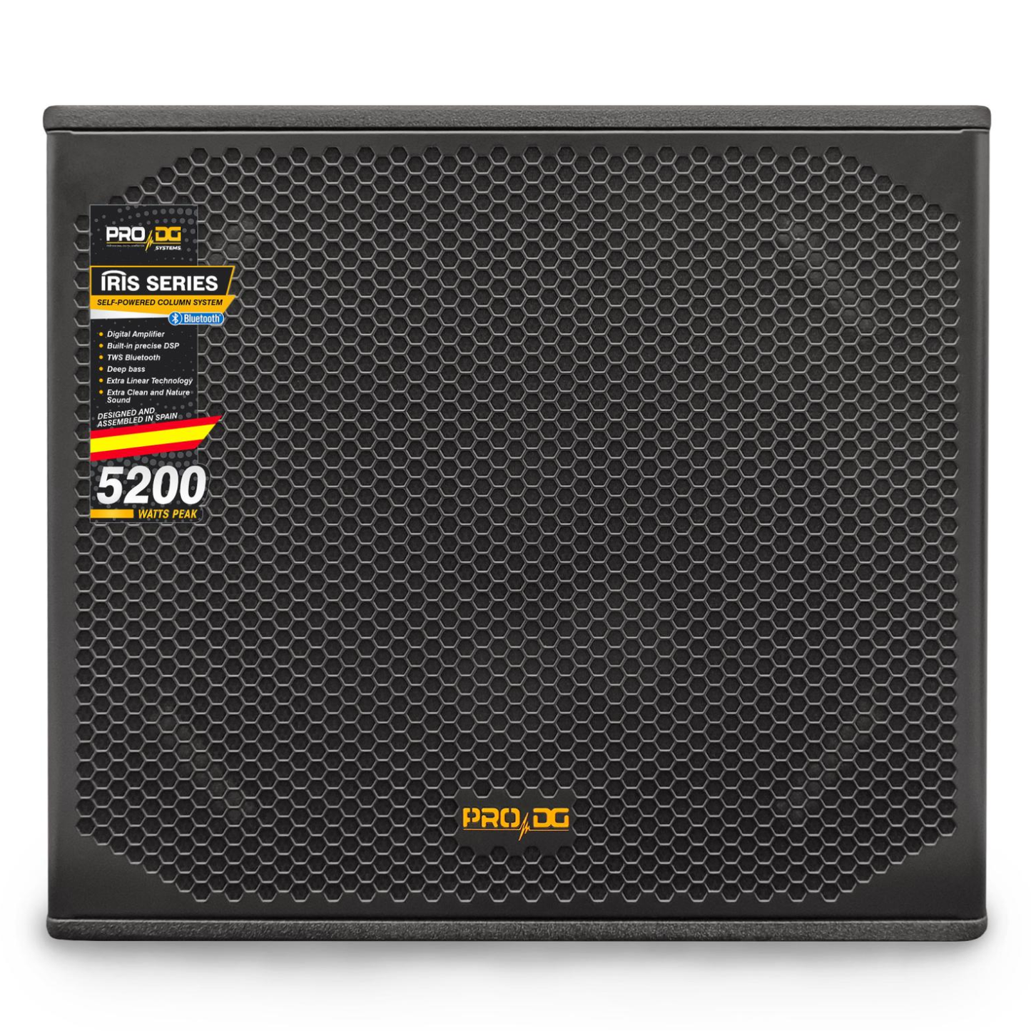 Pro DG 18" Powered Column System 2400 Watts and Bluetooth IRIS