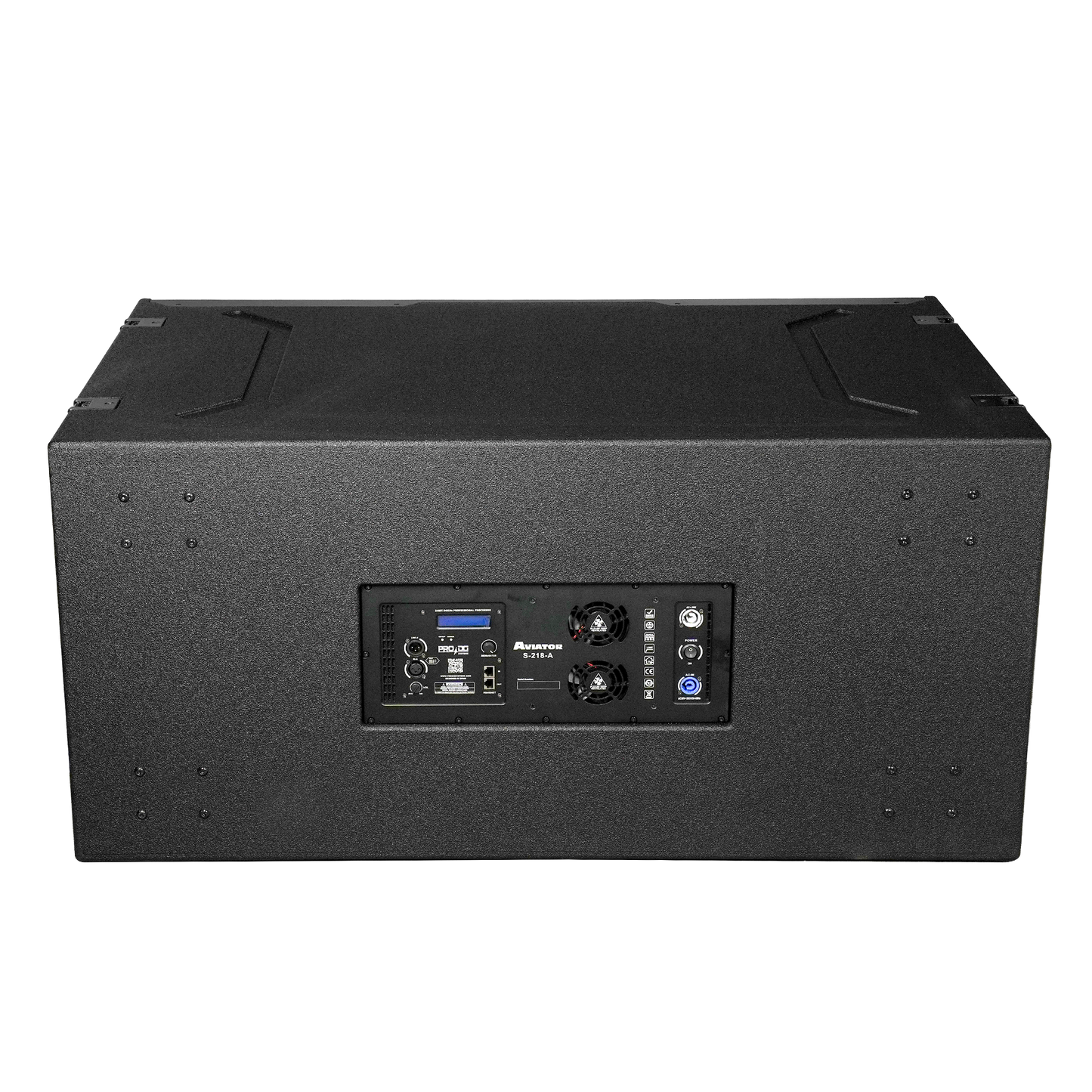 PRO DG Systems Powered Dual 18" 4000W RMS, 141 dB, Plywood Subwoofer AVIATOR S218A