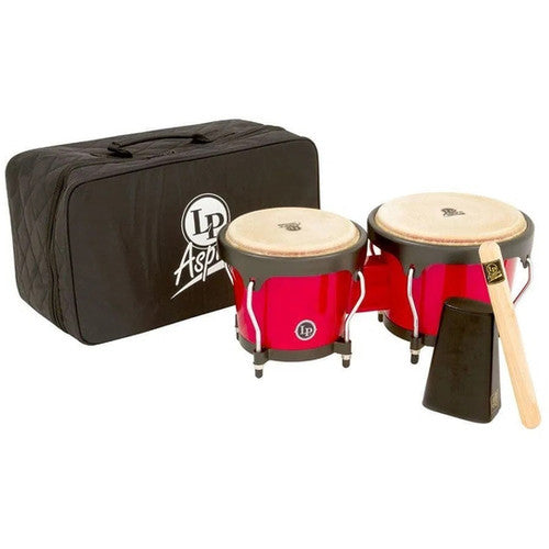 Lp Aspire Bongo Kit W/Bag and Cowbell LPA500-VSB