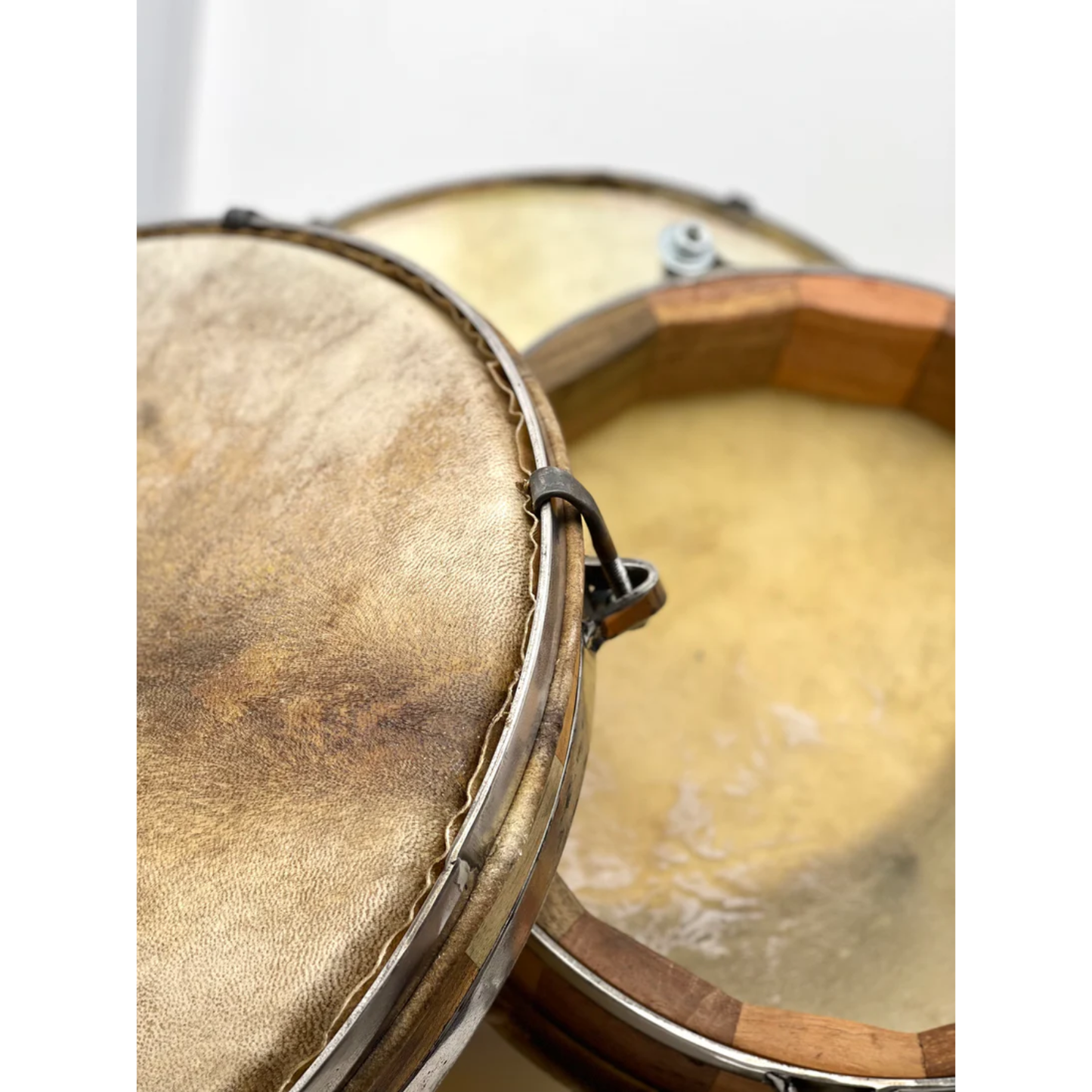 Professional Pandero Set – Handcrafted by Panderos PR × Raquel Music Store Special Order