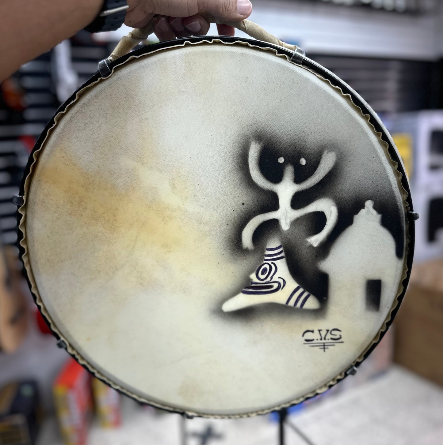 CVS Professional Pandero Seguidor 16" – Handcrafted for Raquel Music Store