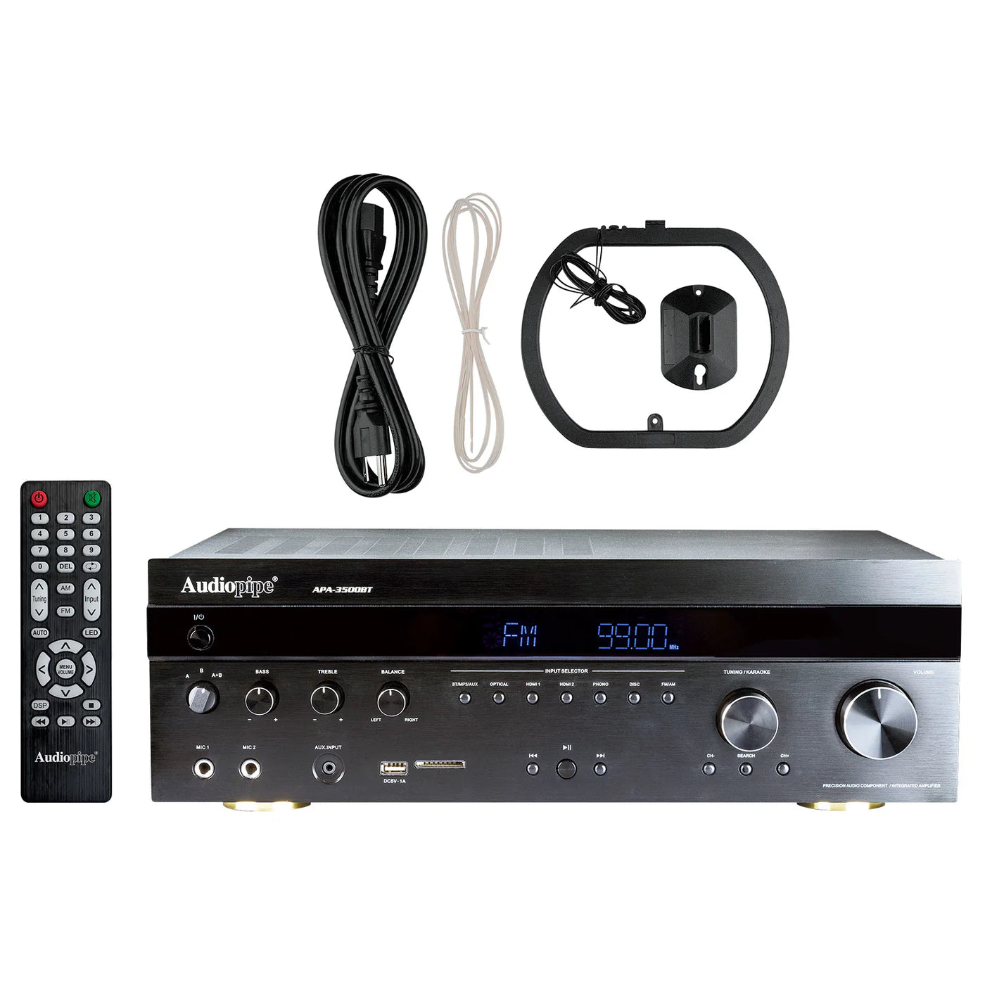 Audiopipe Home Receiver Am/Fm - Bluetooth APA-3500BT