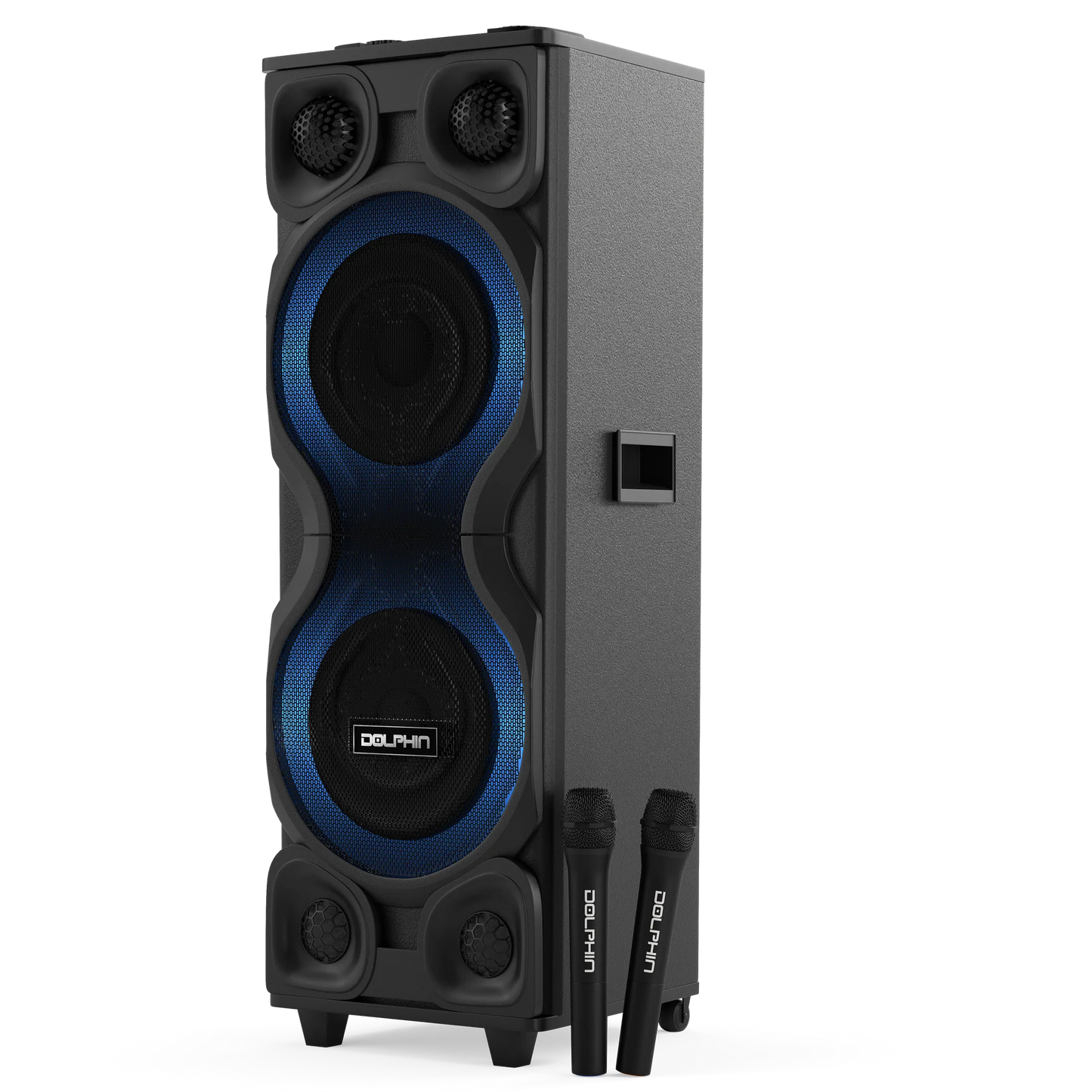 Dolphin Rechargeable Party Station 2X12” 6000W Watts SP-2250RBT
