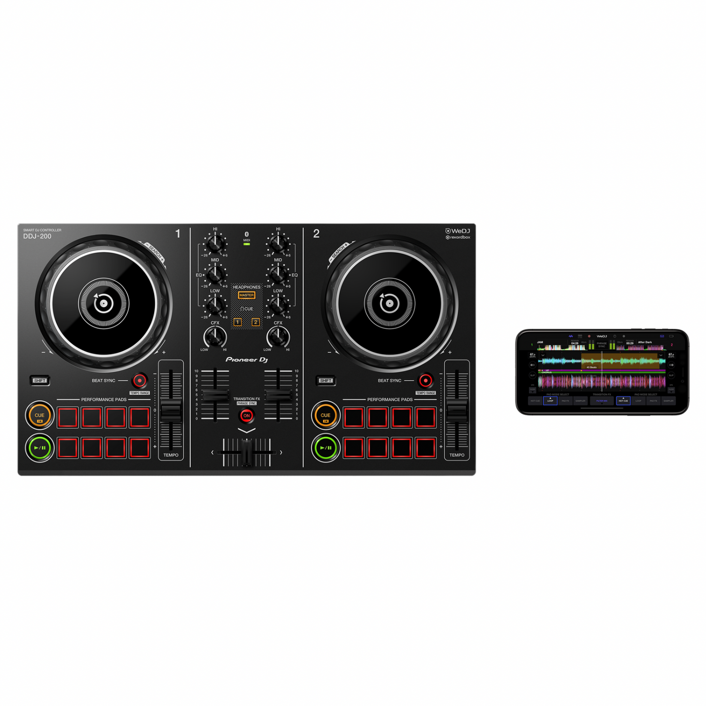 Pioneer DJ 2-Channel Smart DJ Controller DDJ-200/ FLX-2