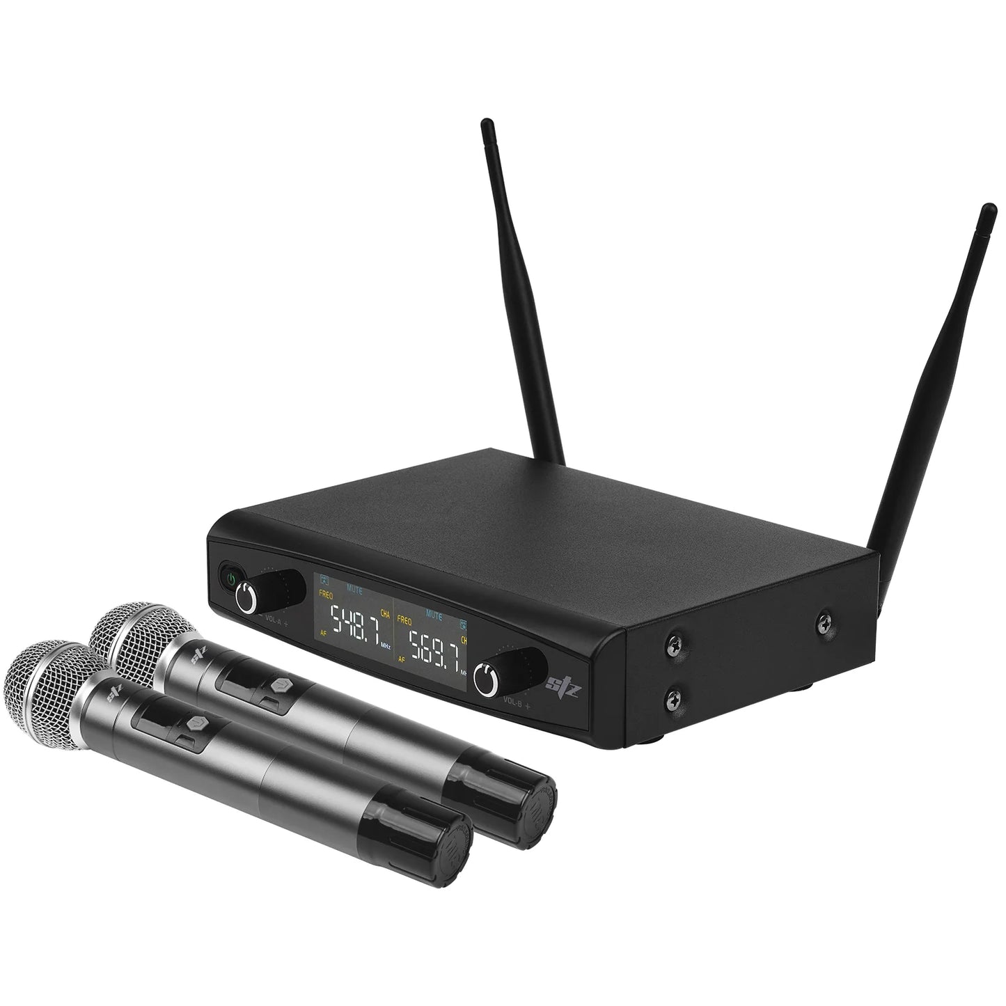 STZ Wireless Dual Microphones UHF STZ-W3372