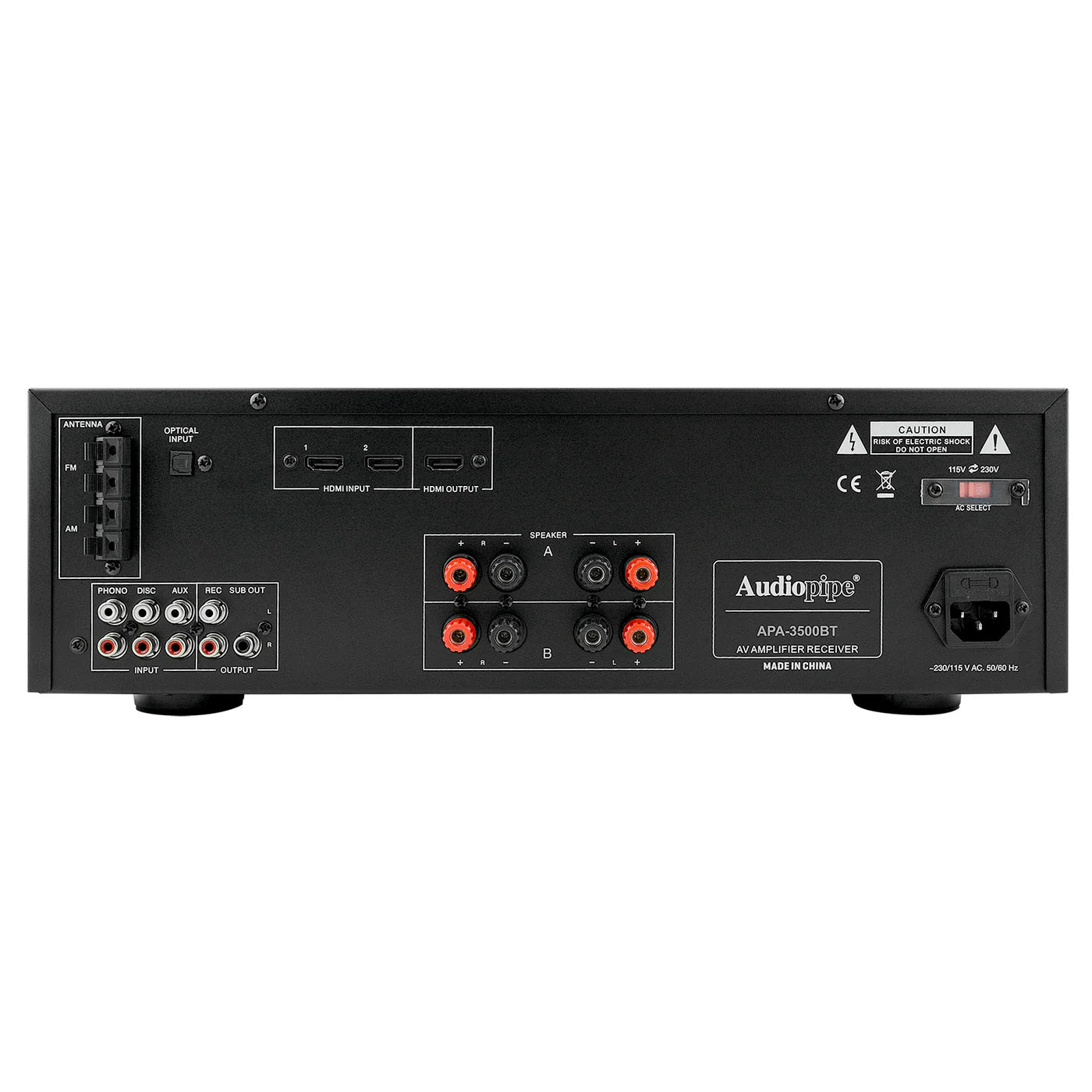 Audiopipe Home Receiver Am/Fm - Bluetooth APA-3500BT