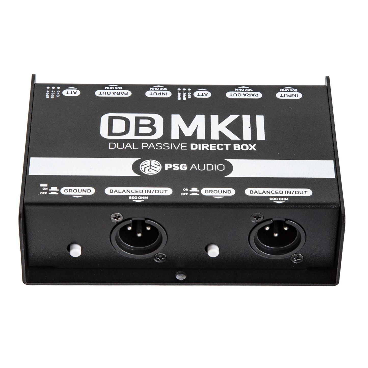 PSG Audio Dual Direct Box with Ground Lift and Attenuator DB-MKII