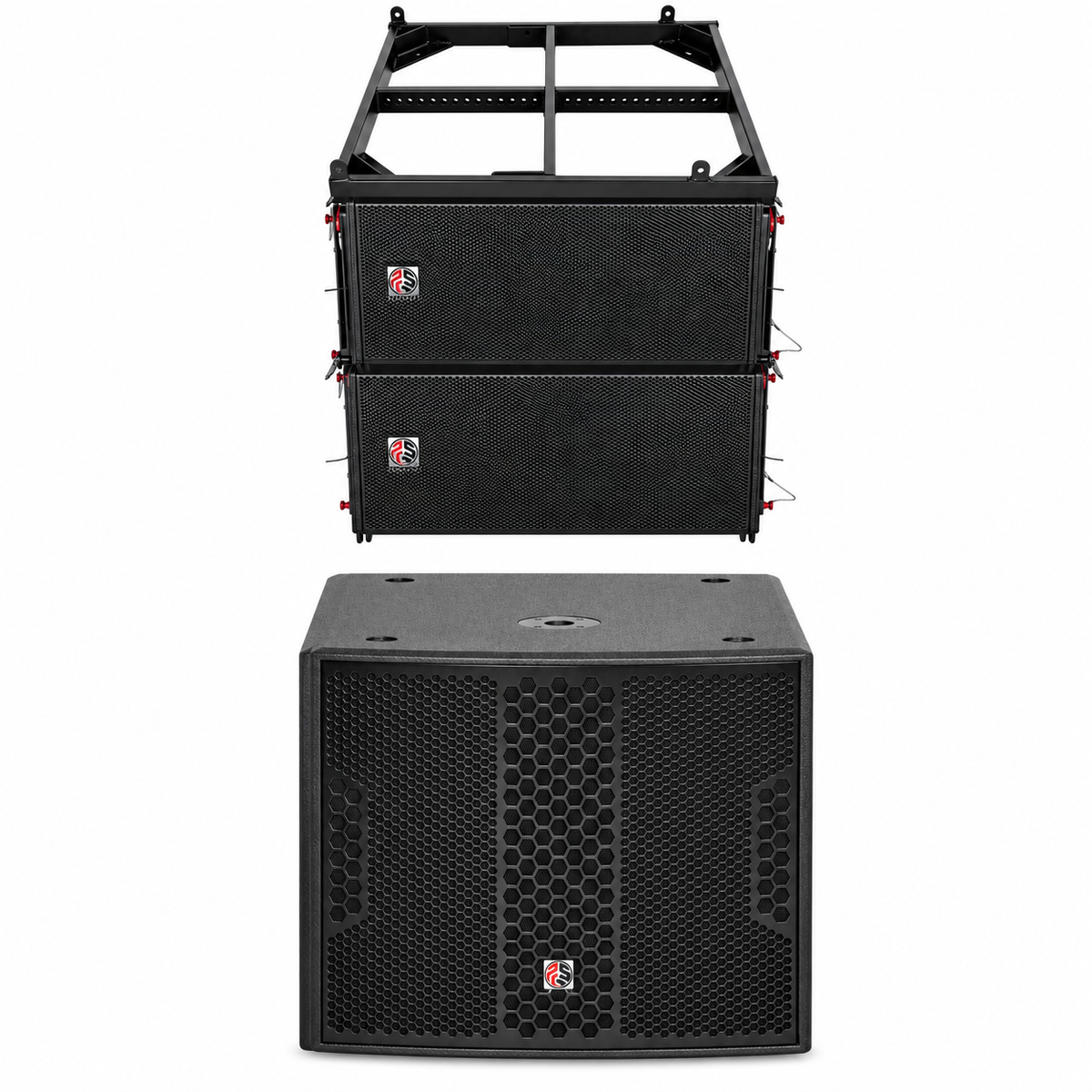 PSG Audio Professional Powered Line Array System with 18” Subwoofer APEX-18