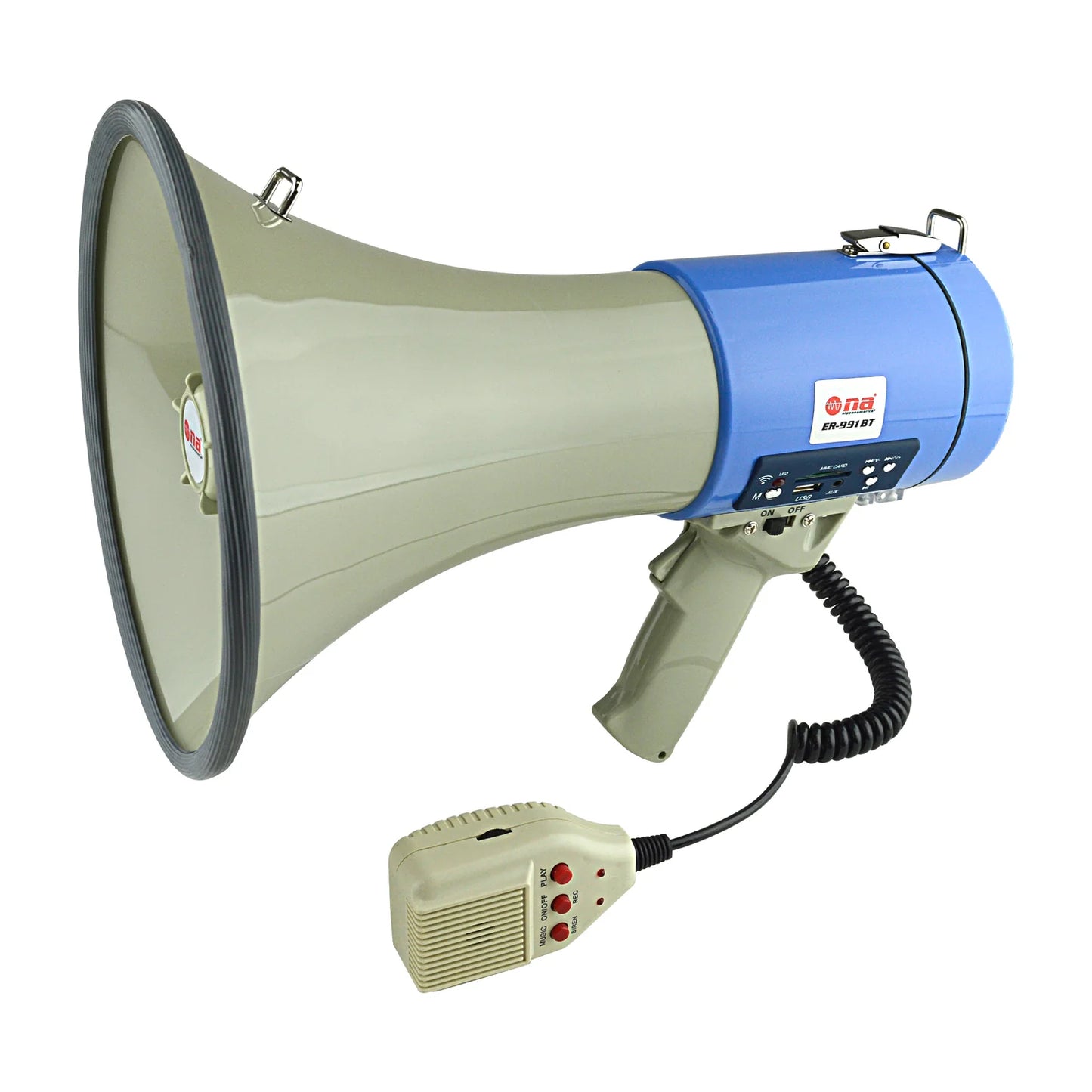 NA Megaphone W USB, MMC and MP3 Music ER-991BT