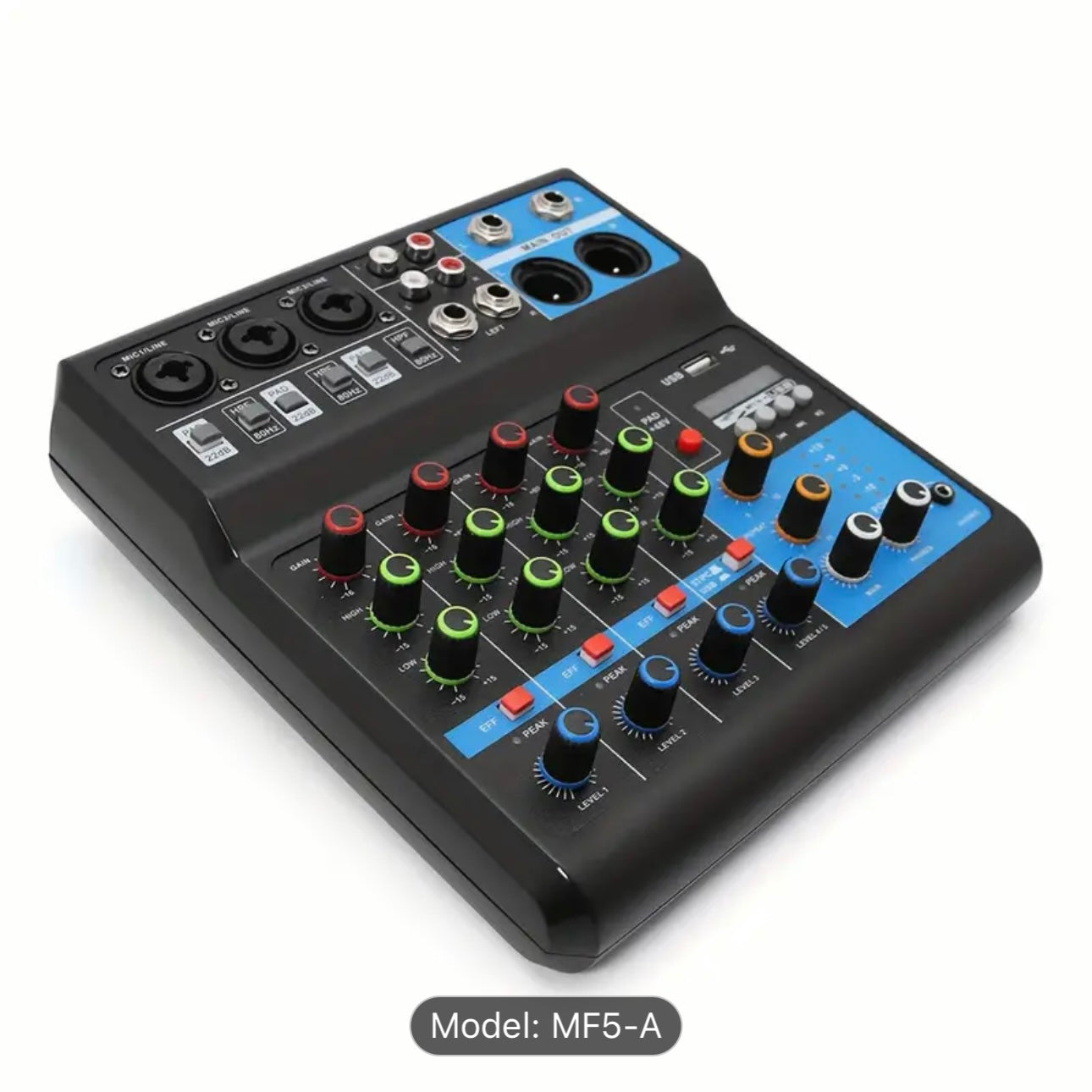RMS Compact 5 CH Bluetooth-Interface Mixer MF5-A