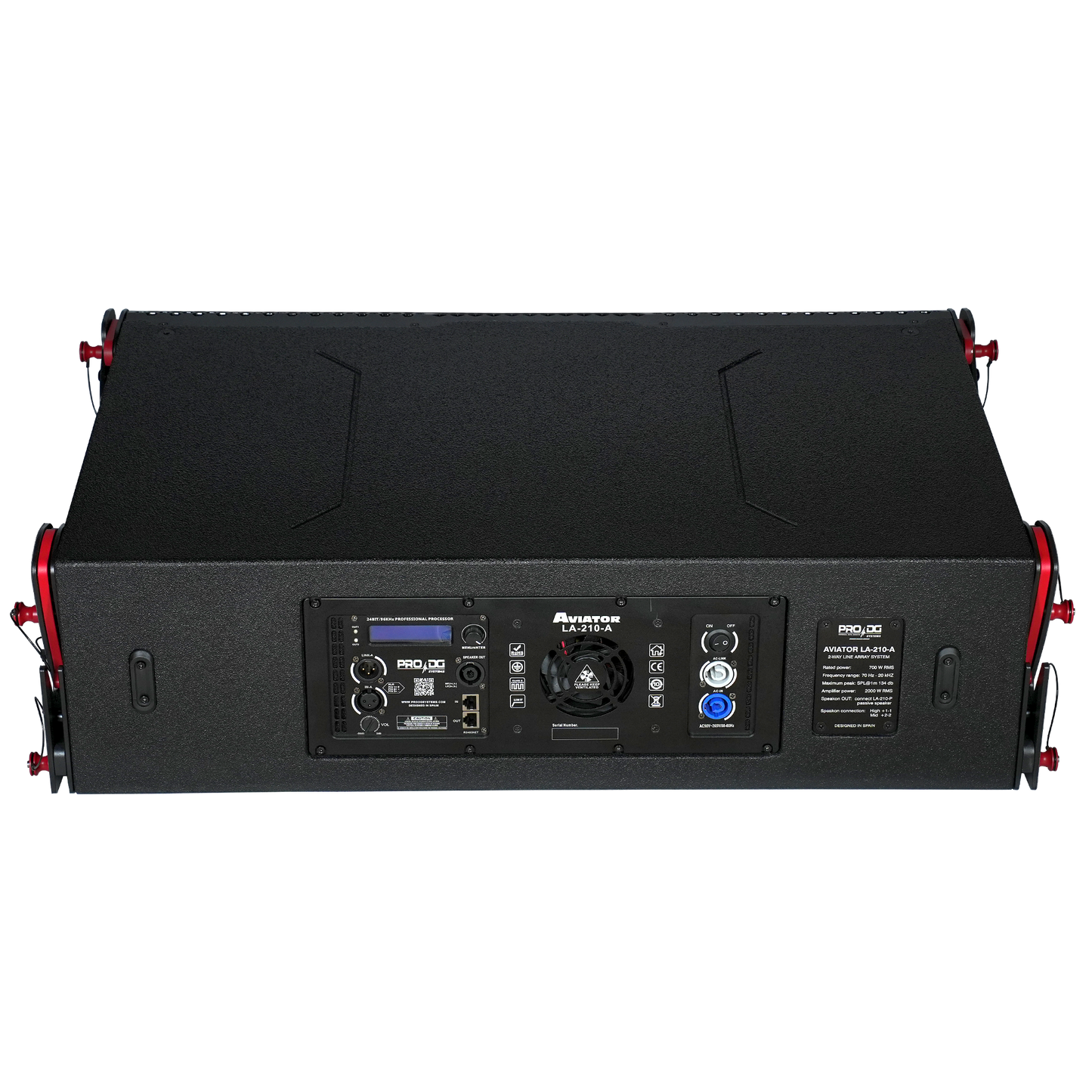 PRO DG Systems AVIATOR LA-210-A Active Line Array Speaker 1400 Watts RMS / 2800 Watts Peak