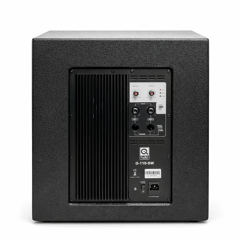 Quill Audio 15” Powered Subwoofer Bass Q-115-SW