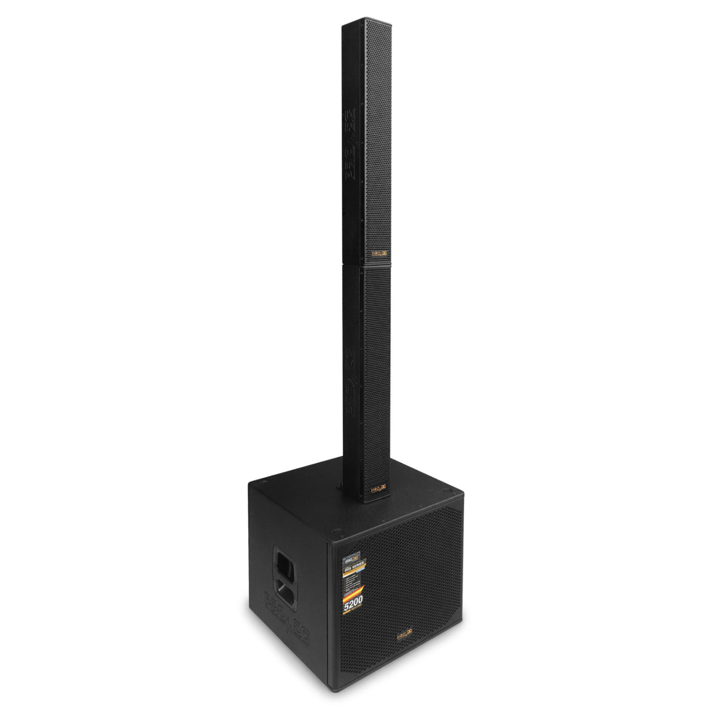 Pro DG 18" Powered Column System 2400 Watts and Bluetooth IRIS