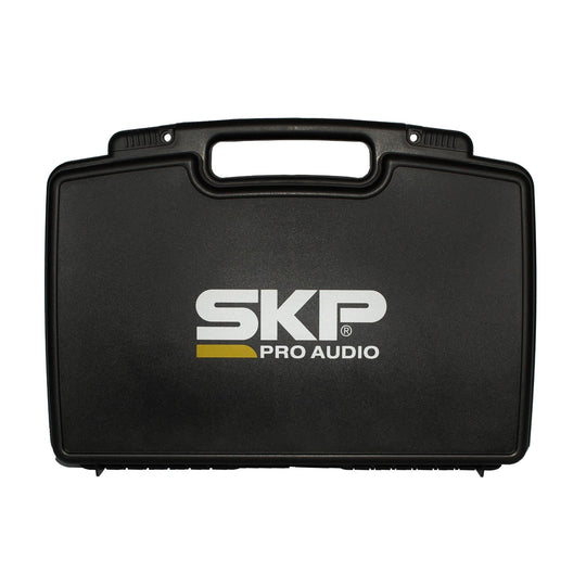 SKP Dual Handheld Microphone System with Case UHF-600PRO