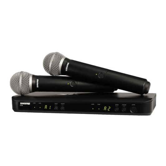Shure BLX288/PG58 Dual Wireless Handheld Microphone System (Special Order)