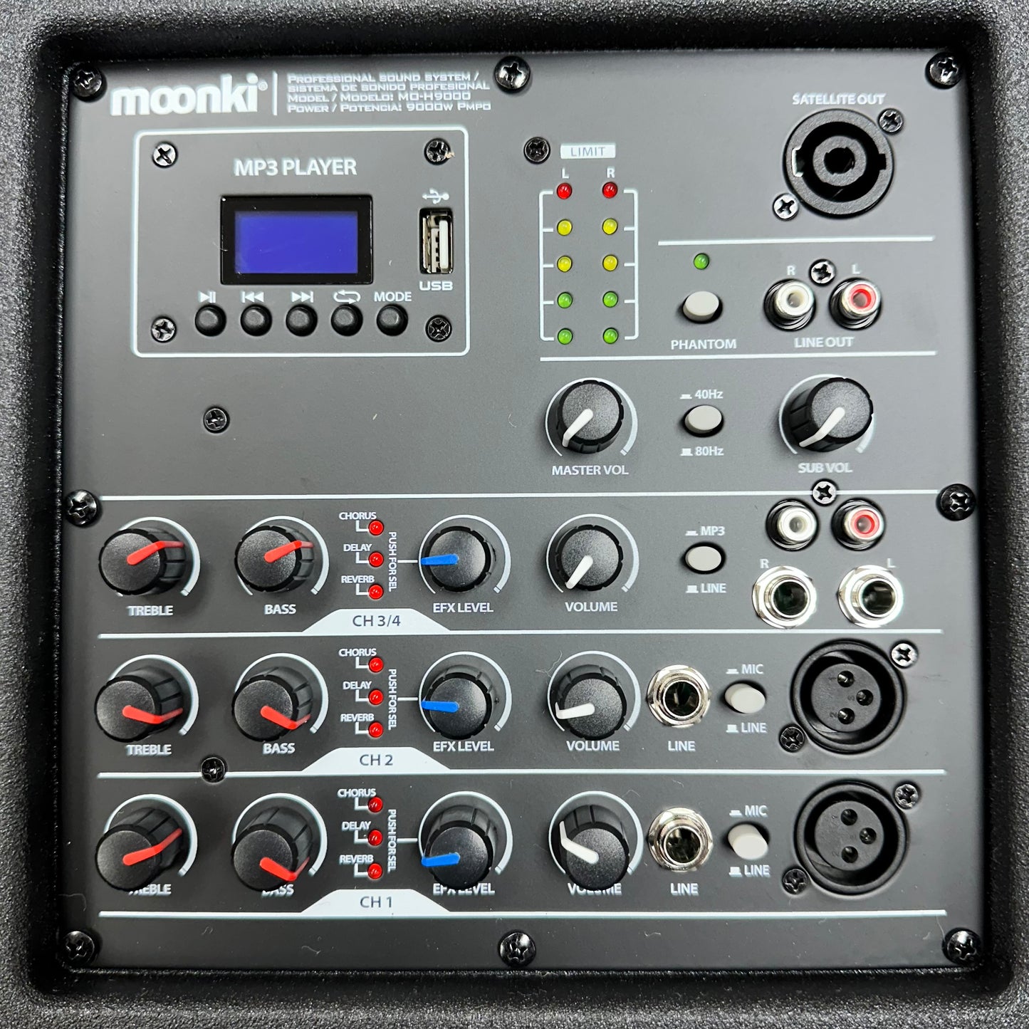 Moonki Active Line Array PA MO-H9000