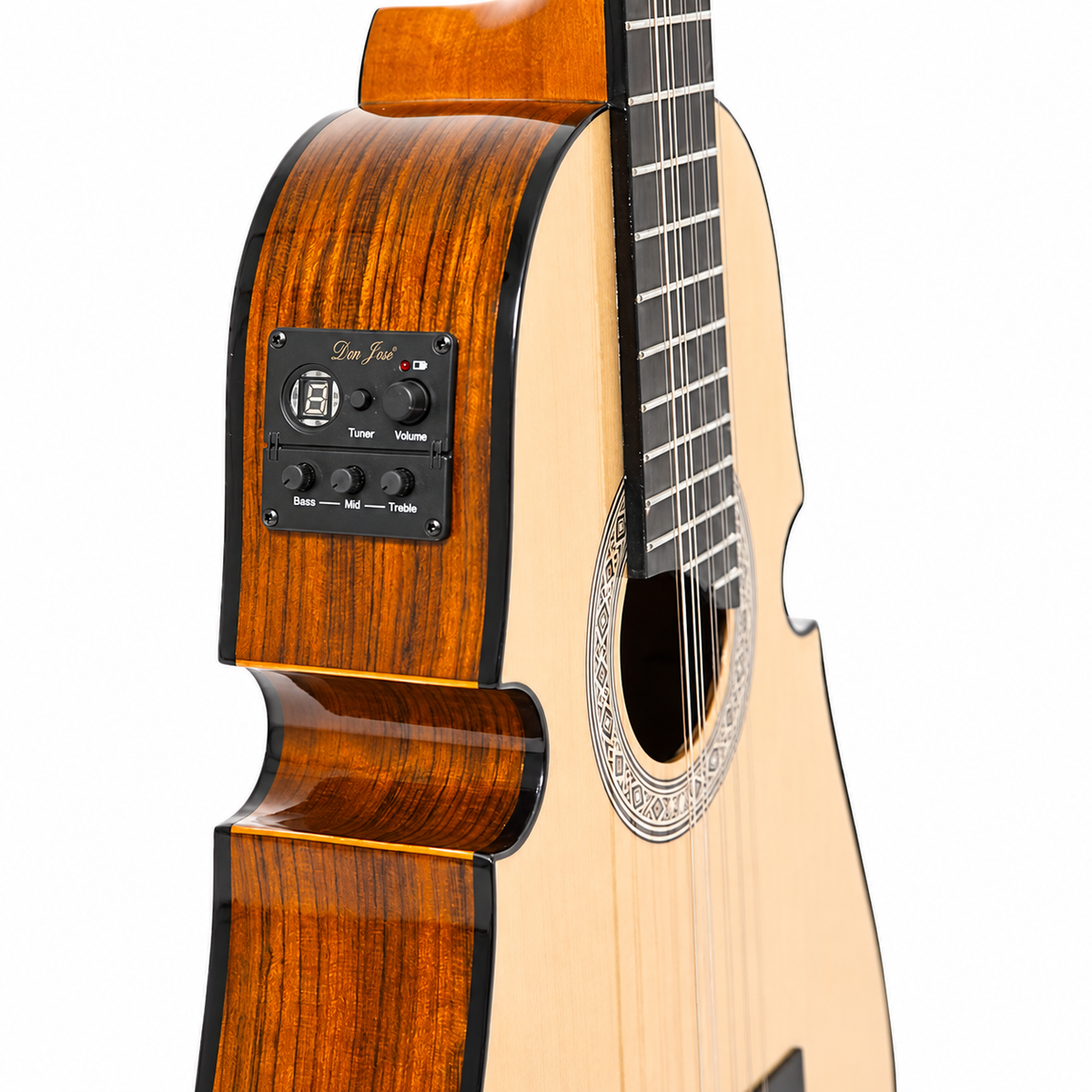 Don Jose Cuatro Puerto Rico with Pickup and Bag  Dj-C730EQ-NT