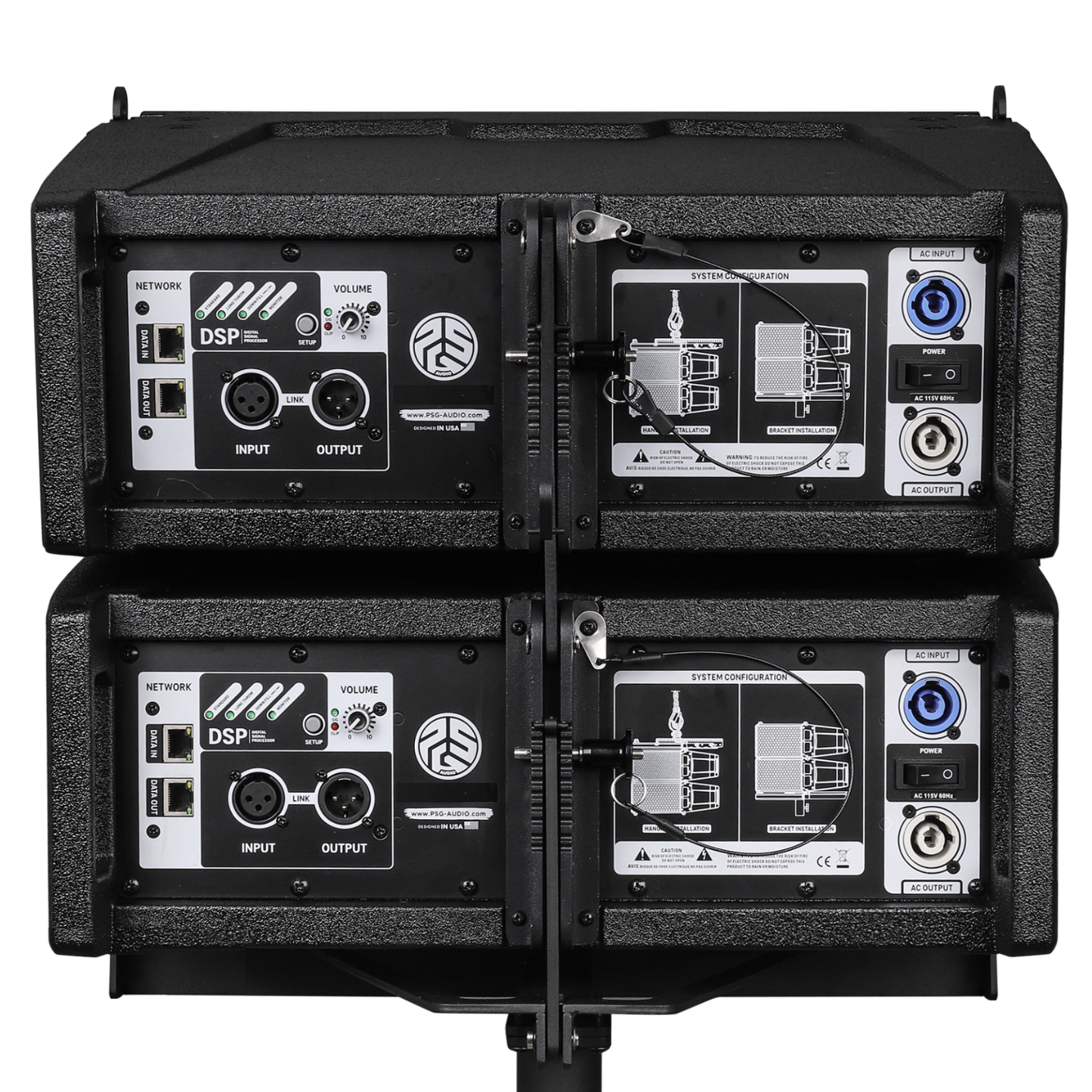 PSG Audio 18" Powered Line Array System 1600 Watts RMS/6400W Peak VECTOR-18