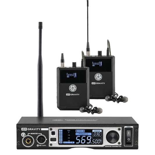 PSG Dual In-ear Wireless Monitoring System Gravity IEM