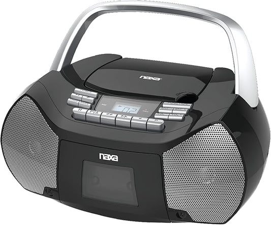 NAXA CD/Cassette Boombox NPB-268