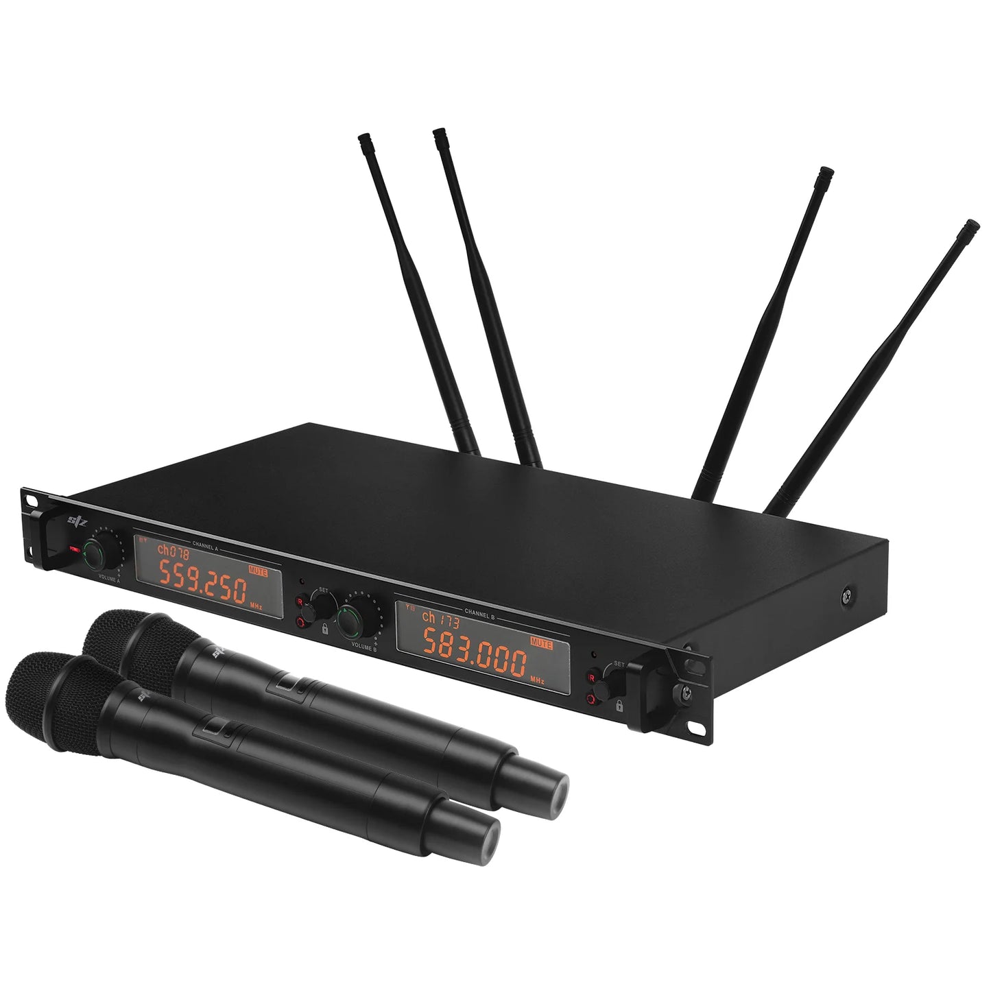 STZ Wireless Dual Microphones UHF STZ-W7752