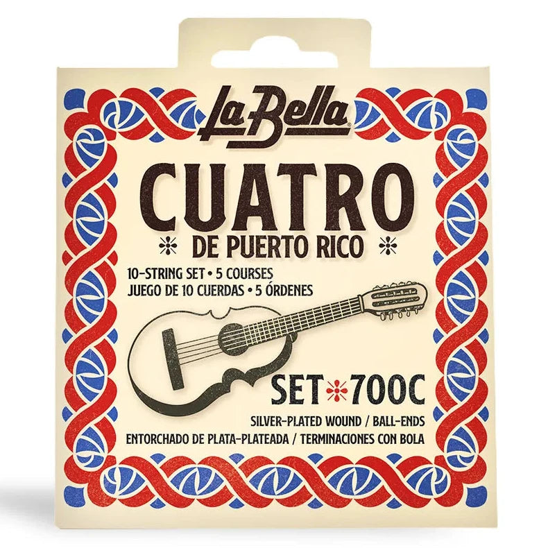 La Bella PR Cuatro de Puerto Rico 10-String Set 700C