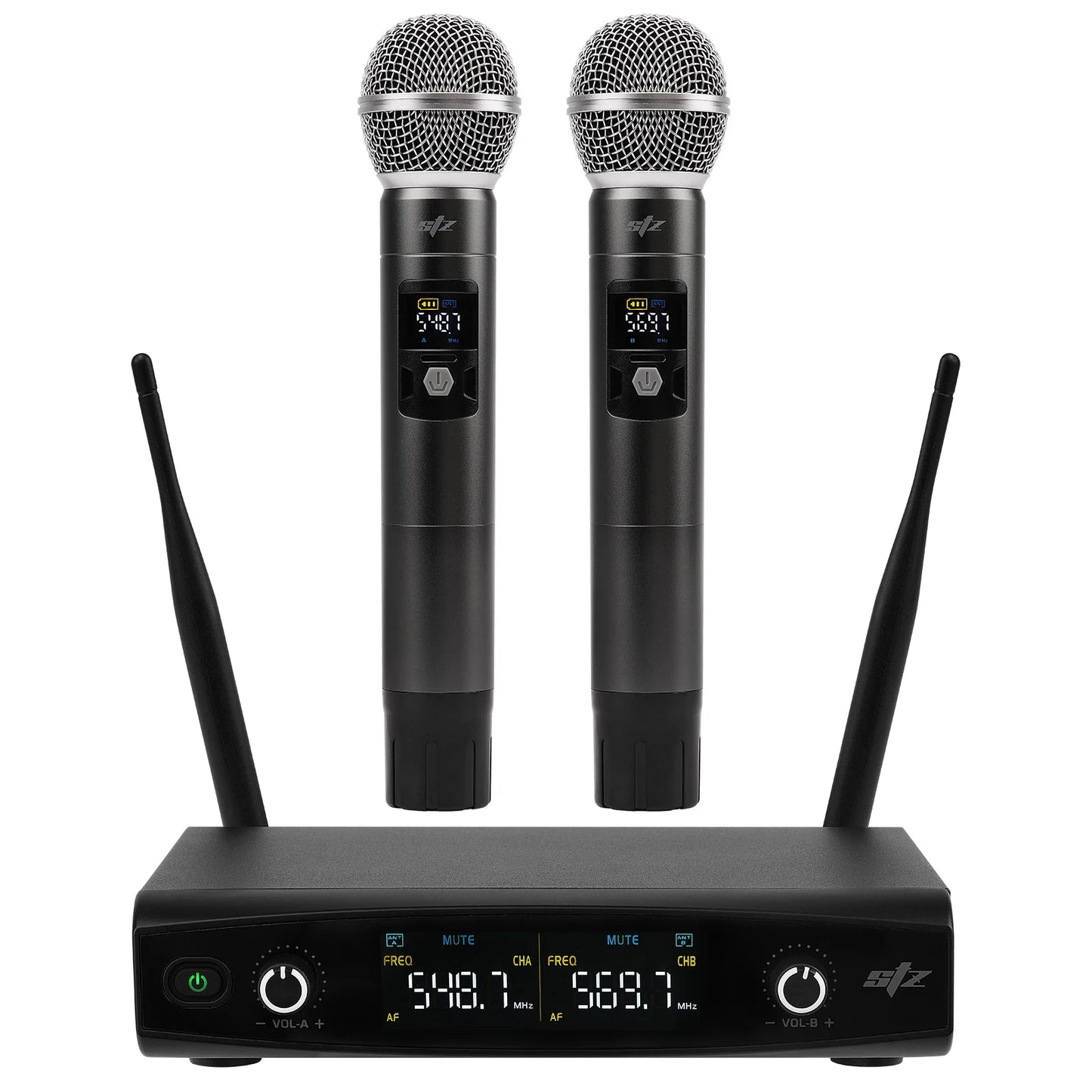 STZ Wireless Dual Microphones UHF STZ-W3372