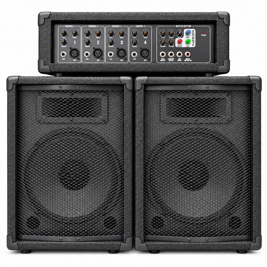 Danville PA System Dual Speaker 10” with Power Head PA-4080