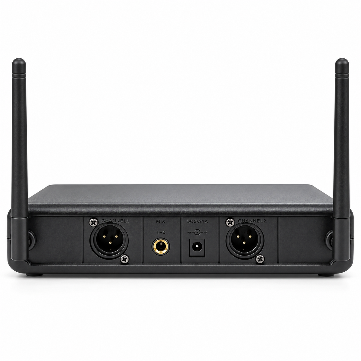 LEX Professional Dual UHF Wireless Microphone System with XLR & 1/4” Outputs