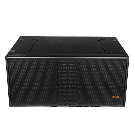 PRO DG Systems Powered Dual 18" 4000W RMS, 141 dB, Plywood Subwoofer AVIATOR S218A
