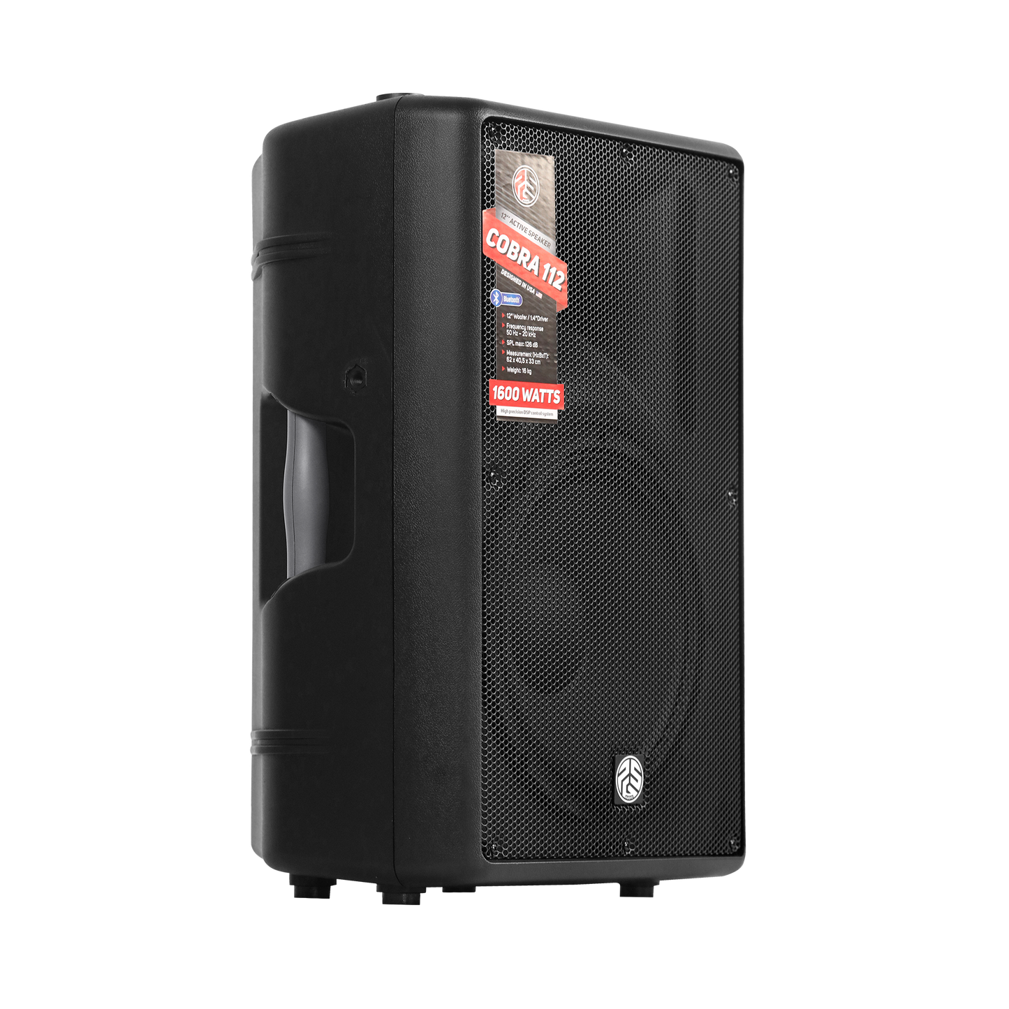 PSG Audio 12" Powered Speaker 1600 Watts with Bluetooth COBRA 112