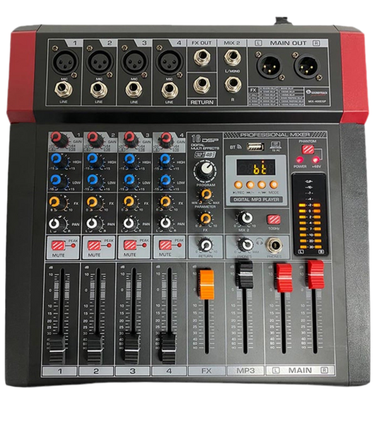 Soundtrack 4 Ch Powered Mixing Console MIX-400DSP