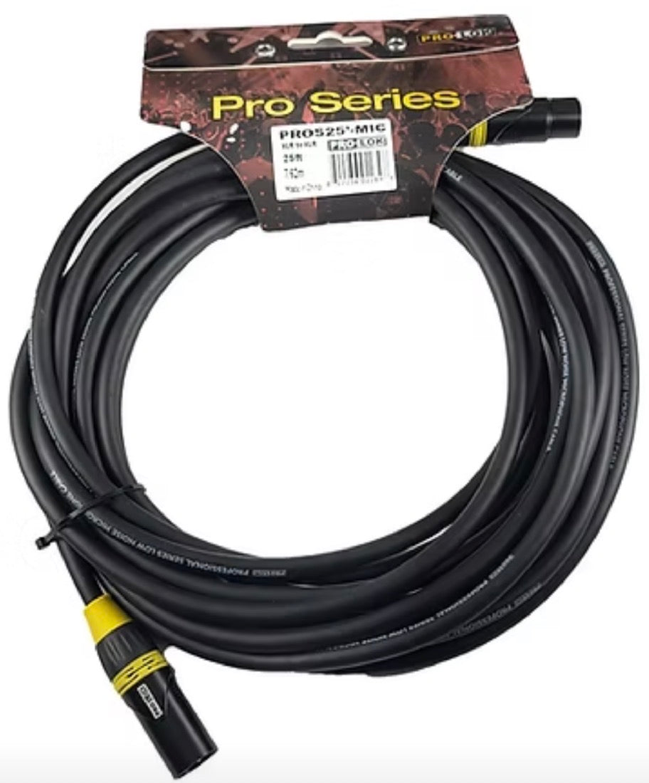 Pro-Lok XLR-XLR 25-foot Microphone Cable PROS25-MIC