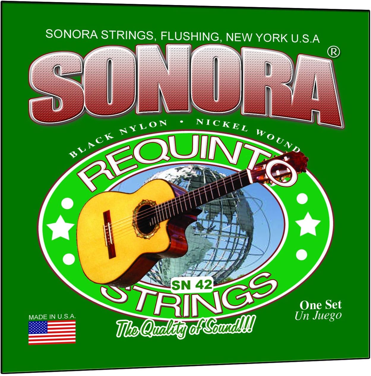 Sonora Black Nylon Requinto Strings SN42