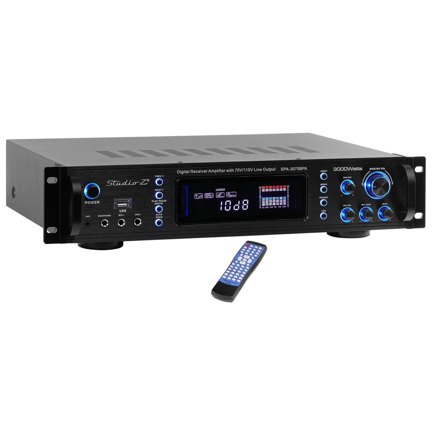 Studio Z Hybrid Digital Receiver Amplifier SPA-3070BPA
