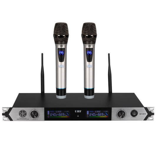 PSG Audio UHF Wireless Microphones Multi-Frequency MP-0919