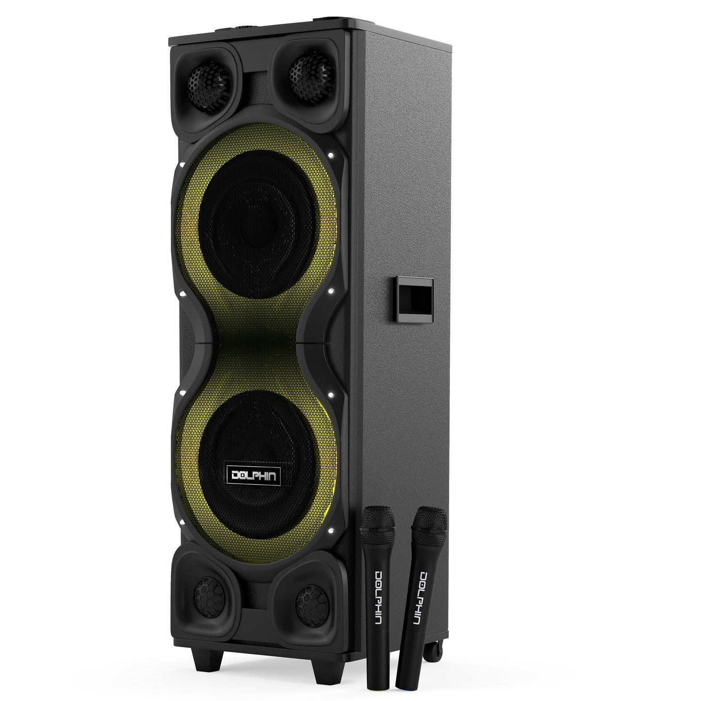 Dolphin Rechargeable Party Station 2X12” 6000W Watts SP-2250RBT