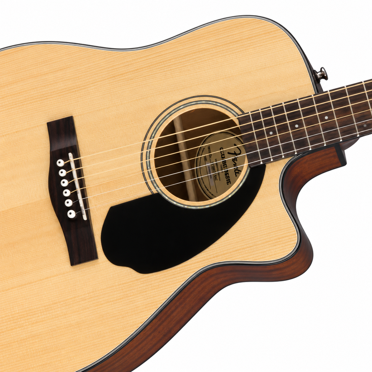 Fender CC-60SCE Concert Acoustic Electric Guitar | Raquel Certified
