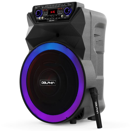 Dolphin 18" Rechargeable Speaker 4500W Watts SP-18RBT