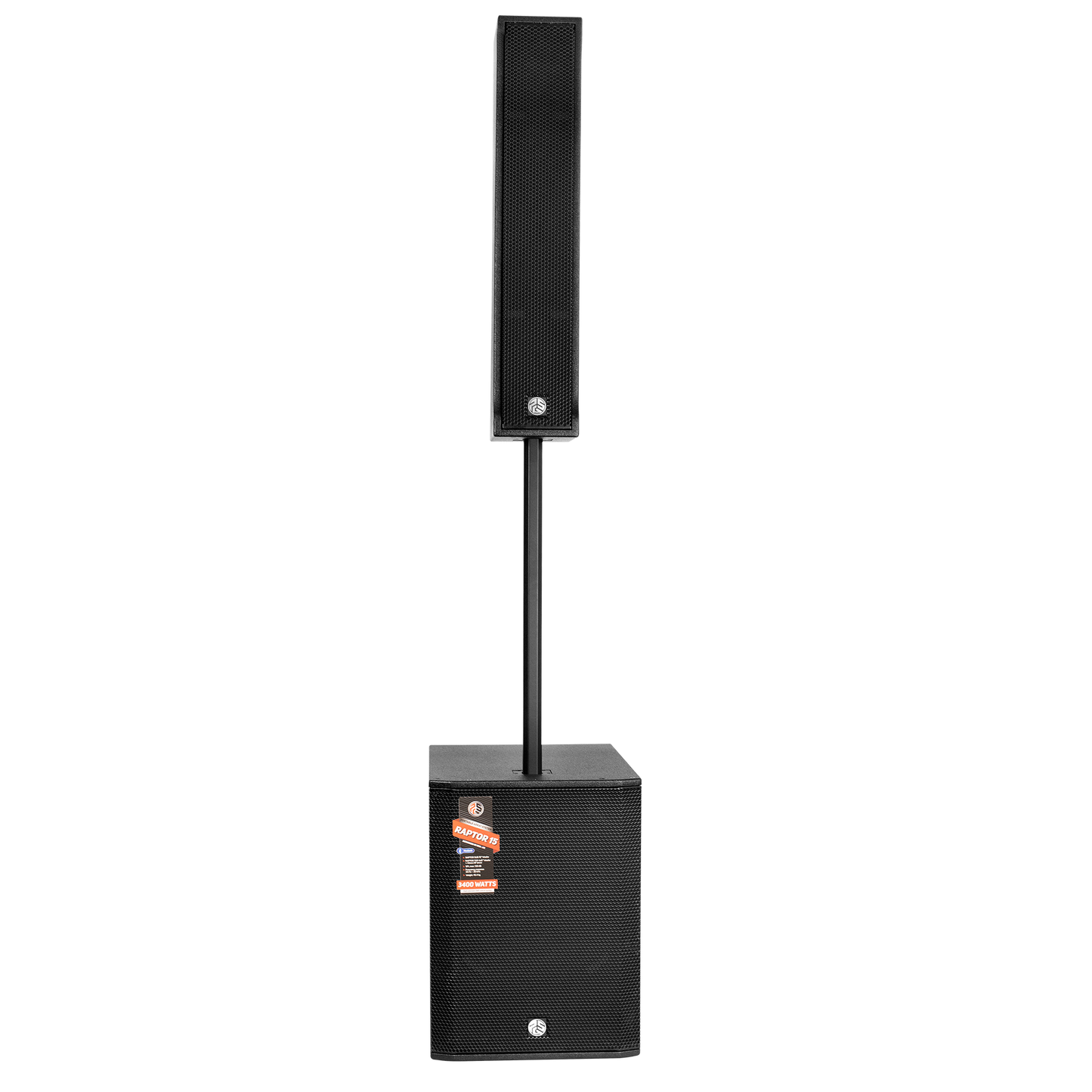 PSG Audio 15" Powered Column System 1000 Watts RMS and Bluetooth RAPTOR-15