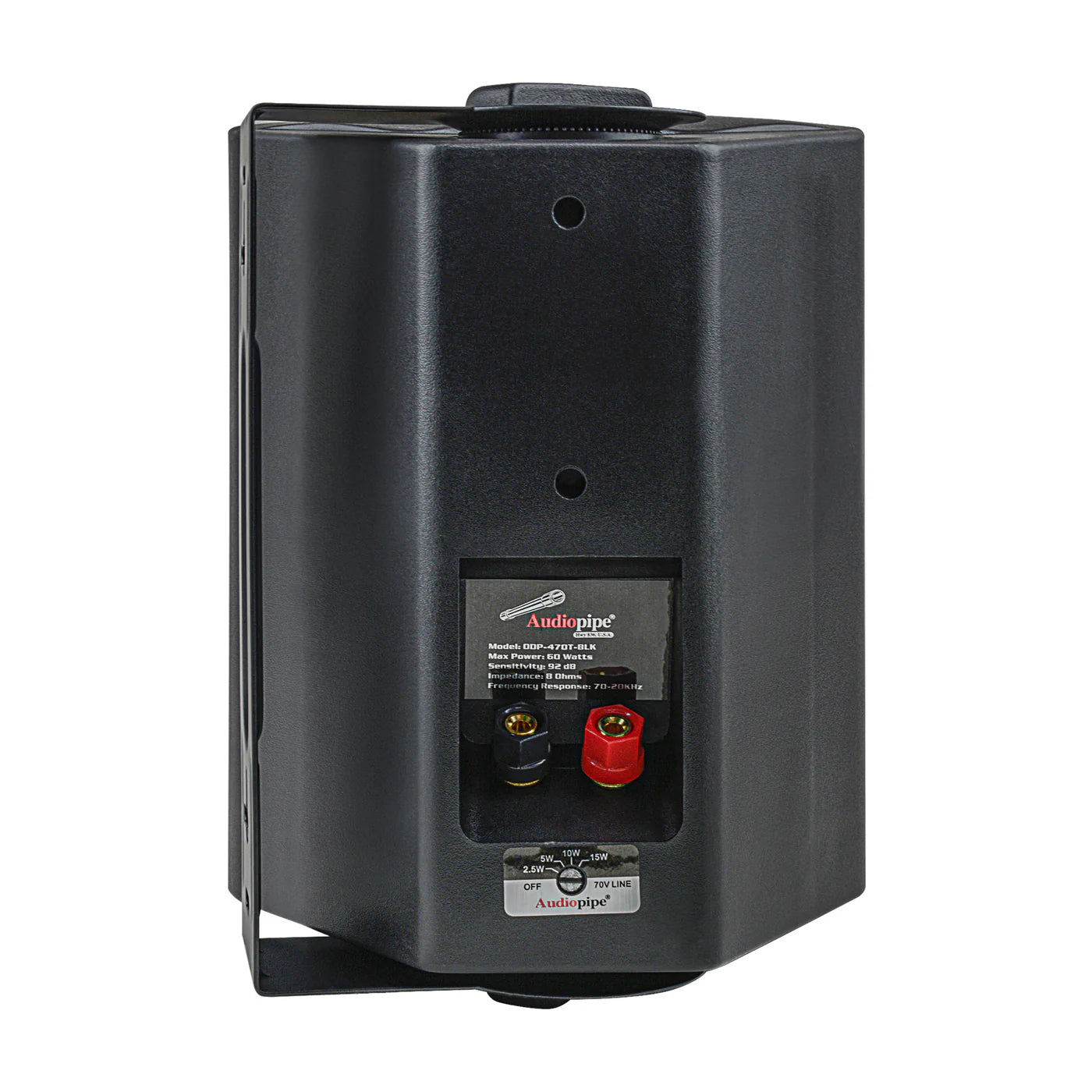 Audiopipe Indoor/Outdoor Weatherproof 4" 70V Loudspeakers ODP-470T-BLK