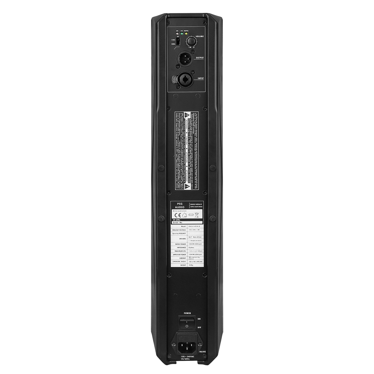 PSG Audio Eagle 206 Active Sound Column Speaker 403A-B